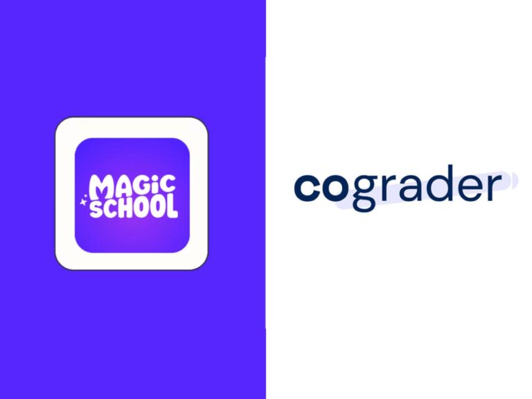 Magic School logo and Cograder AI grading logo